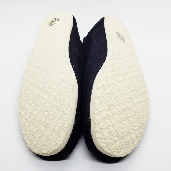 TOM'S Men's classic Black size 10 slip on shoes - Picture 5 of 6